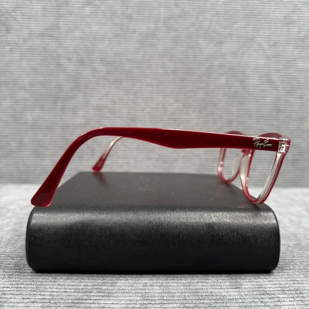 Ray-Ban RB5285 5738 Dark Red Bordeaux Square Eyeglasses Frames 53-19-145